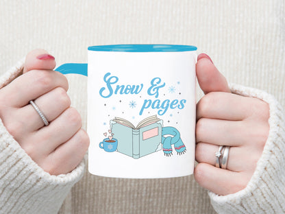 Snow & Pages, Bookish Winter Sublimation PNG
