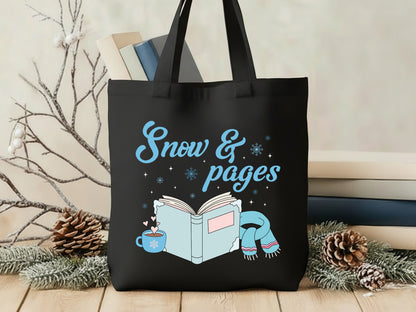 Snow & Pages, Bookish Winter Sublimation PNG
