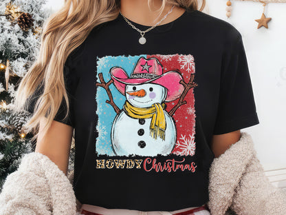 Snowman Howdy Christmas Sublimation Transfer