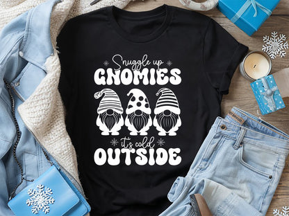 Snuggle Up Gnomies It's Cold Outside - Winter SVG