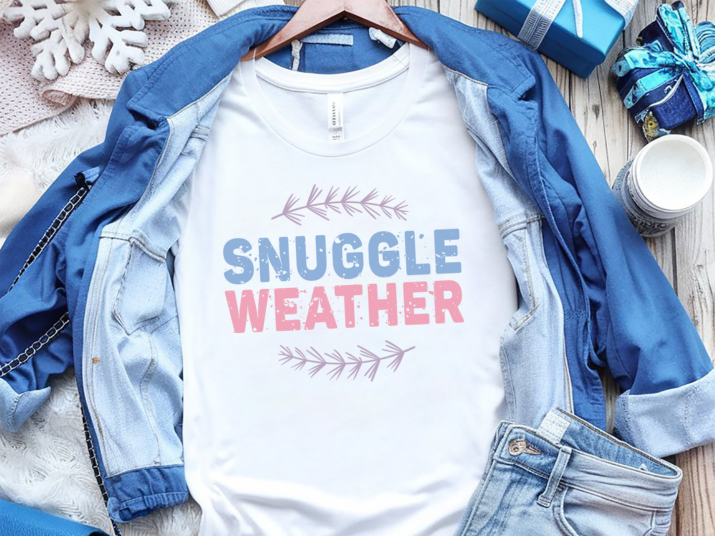 Snuggle Weather - Winter SVG Cut File