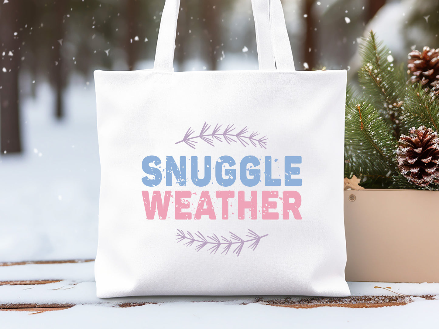 Snuggle Weather - Winter SVG Cut File