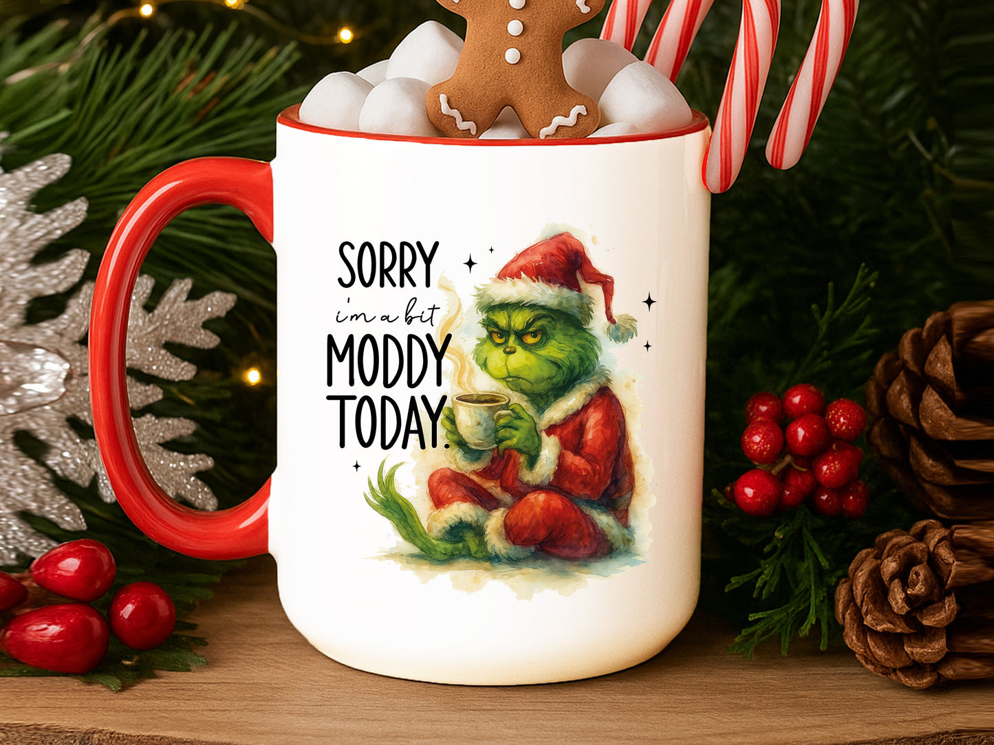 Sorry I'm a Bit Moody Today, Grinch Christmas Sublimation