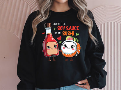 Soy Sauce to My Sushi Valentine Food Sublimation