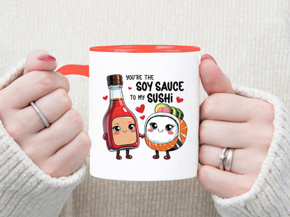 Soy Sauce to My Sushi Valentine Food Sublimation