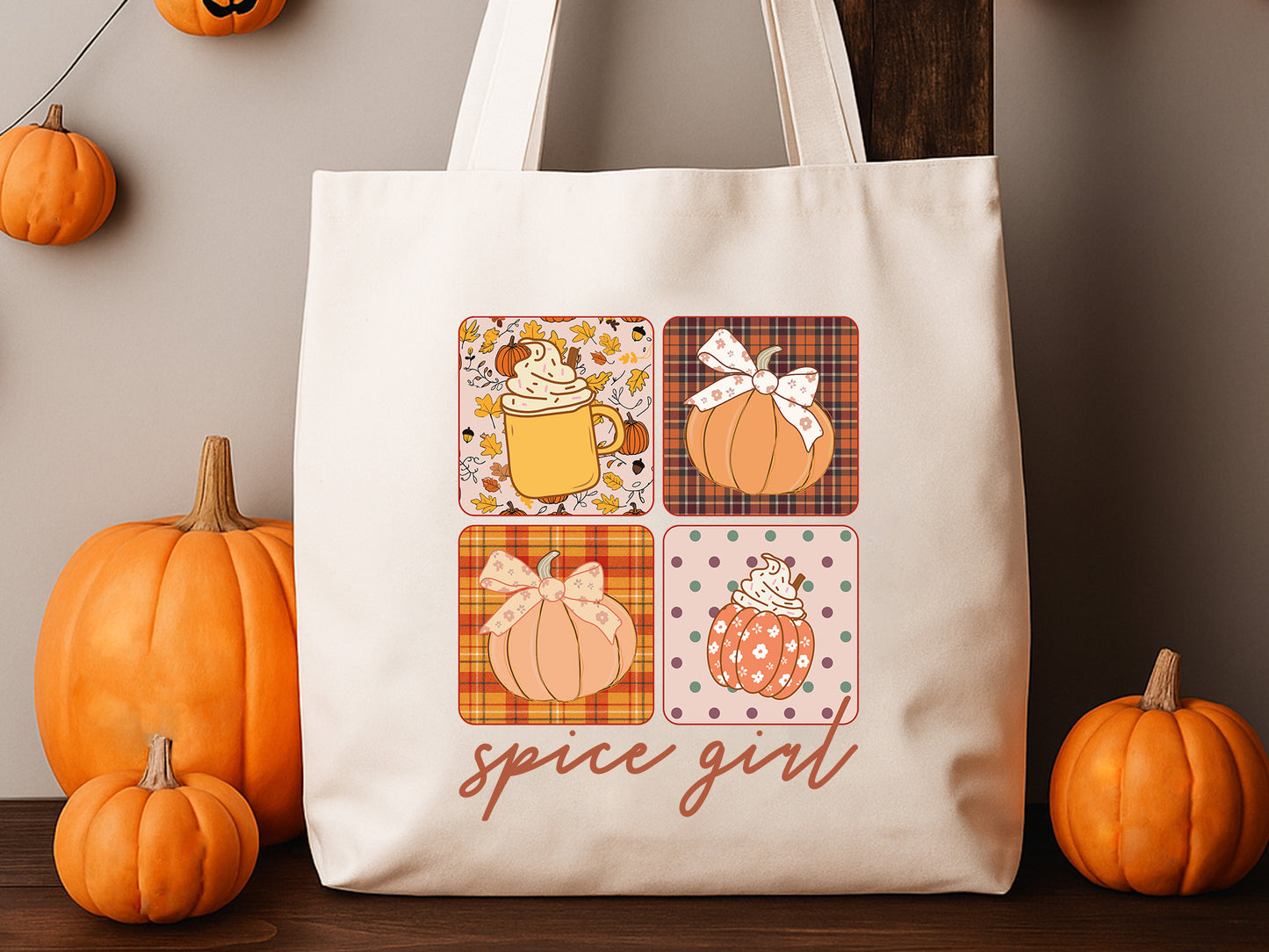 Spice Girl, Coquette Pumpkin Fall Sublimation