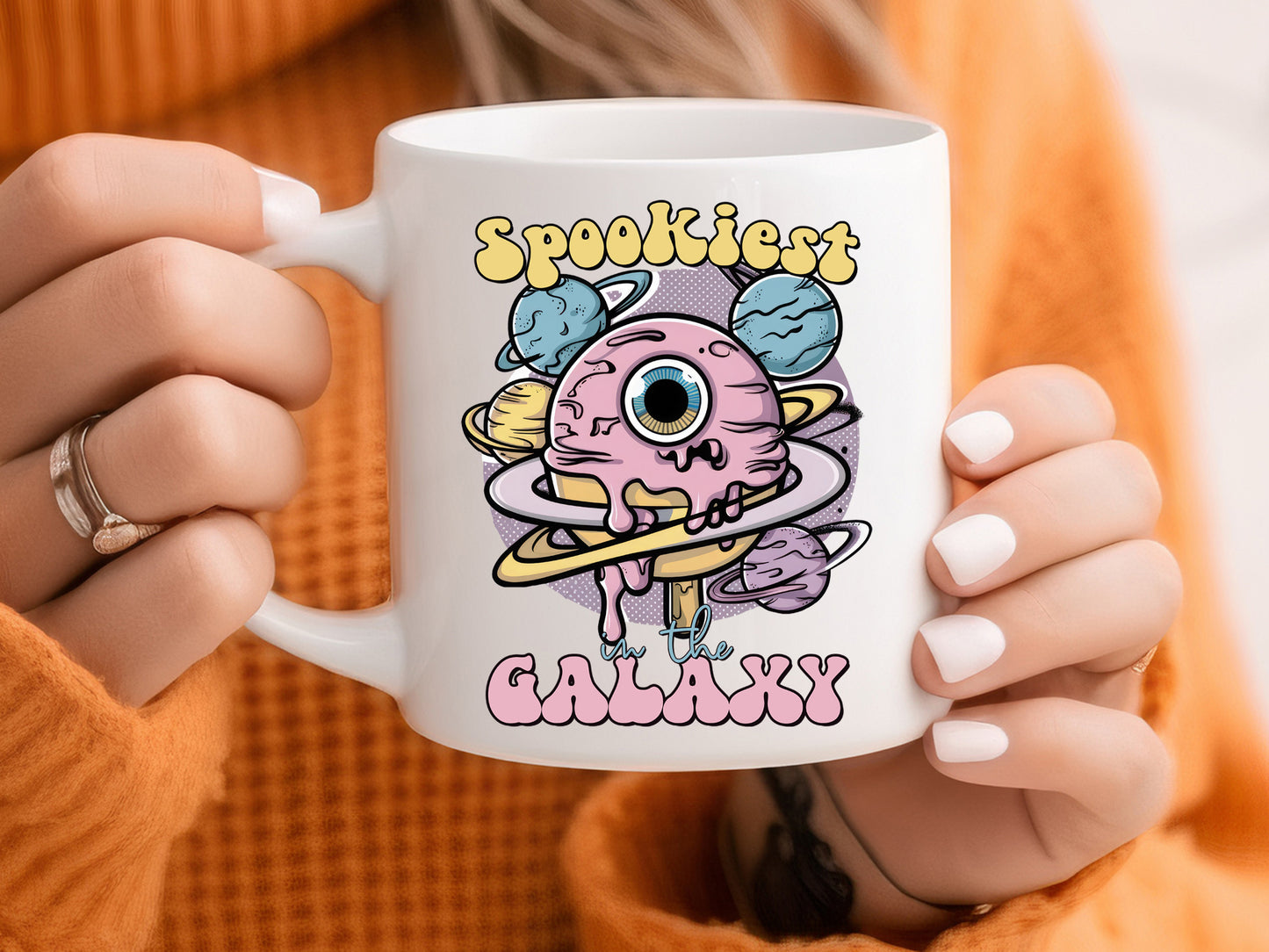 Spookiest in the Galaxy - Pink Halloween PNG Sublimation