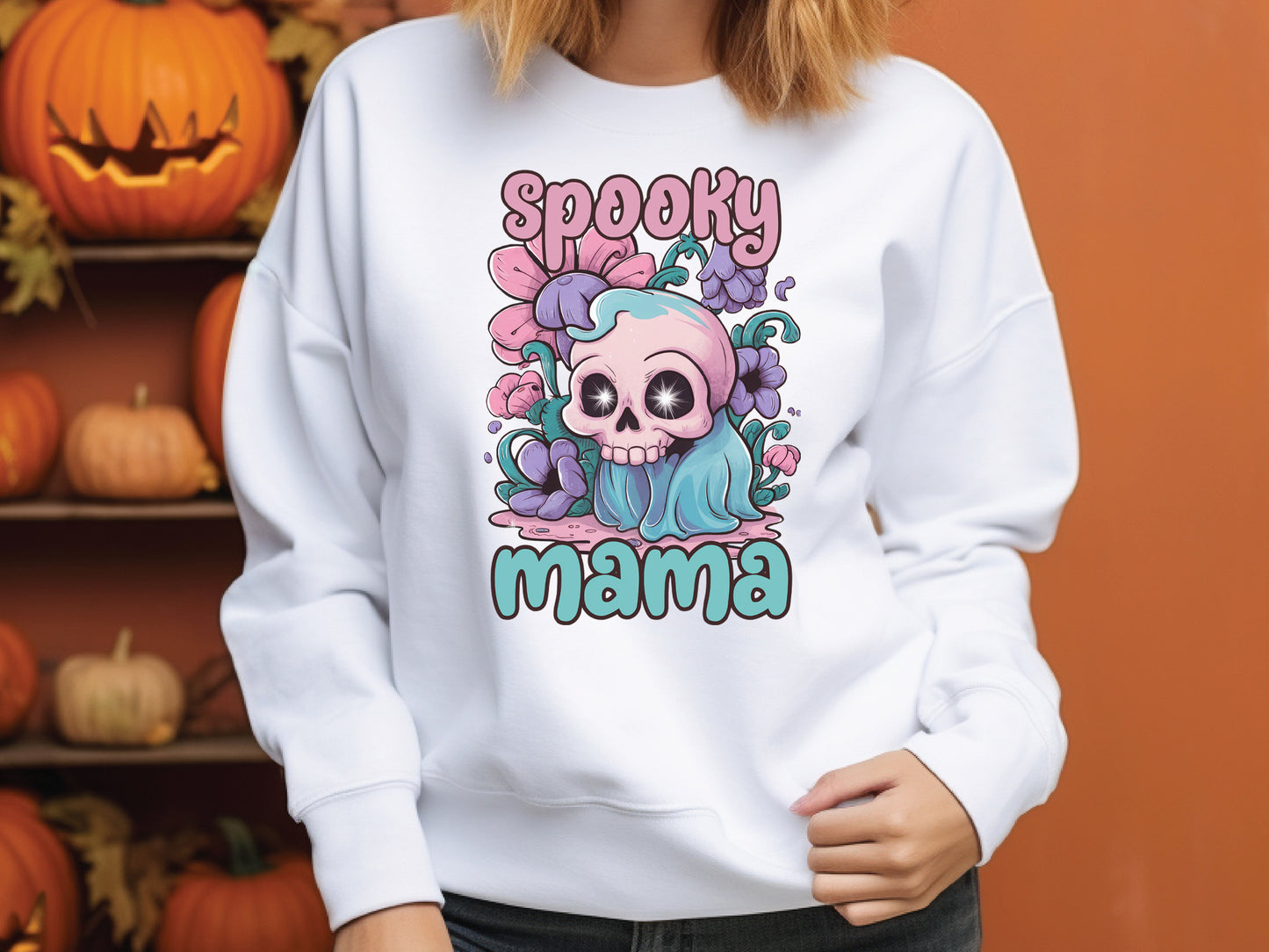 Spooky Mama - PNG Pink Halloween Sublimation