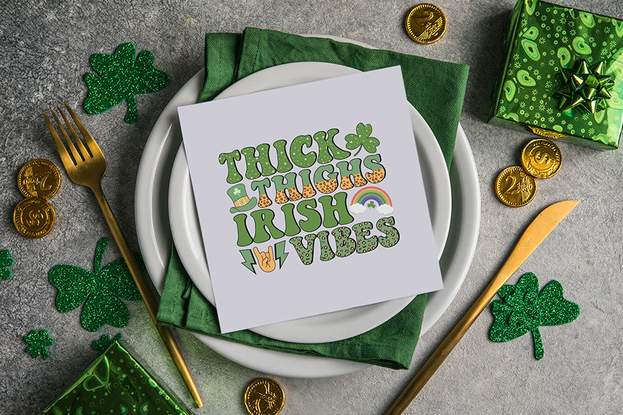 St. Patricks Day Shirt - Retro Sublimation Transfer