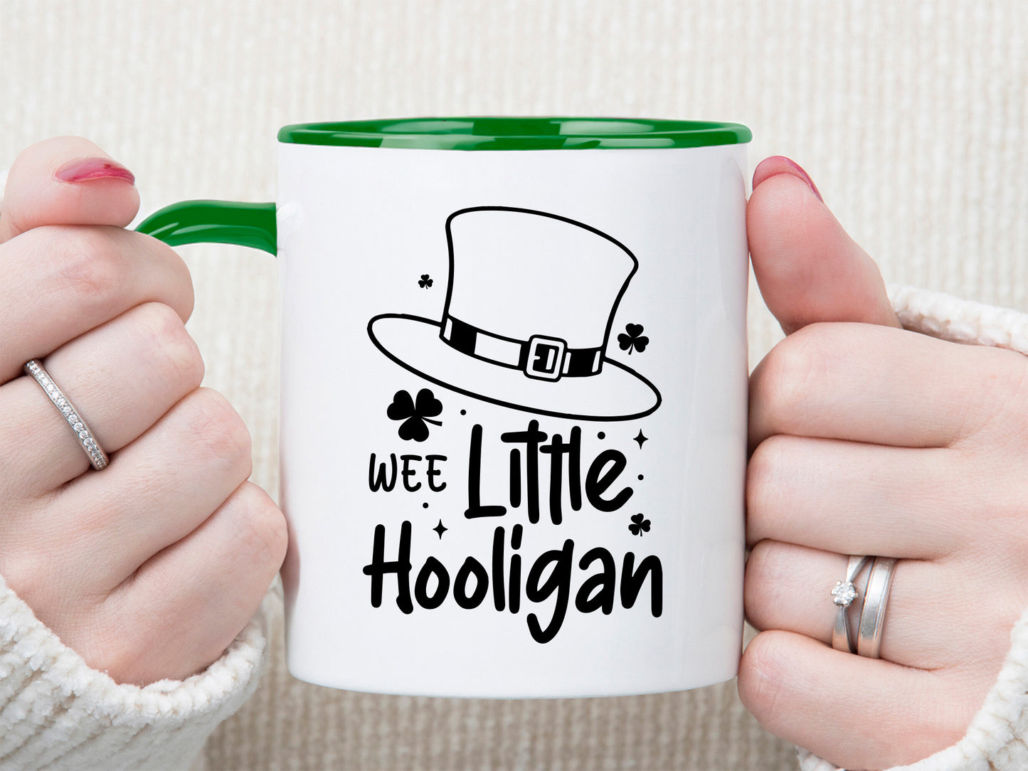 St Patrick's Day Design SVG, Wee Little Hooligan