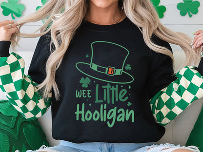 St Patrick's Day Design SVG, Wee Little Hooligan