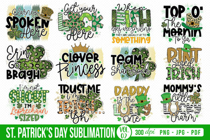 St Patrick's Day Sublimation PNG Bundle