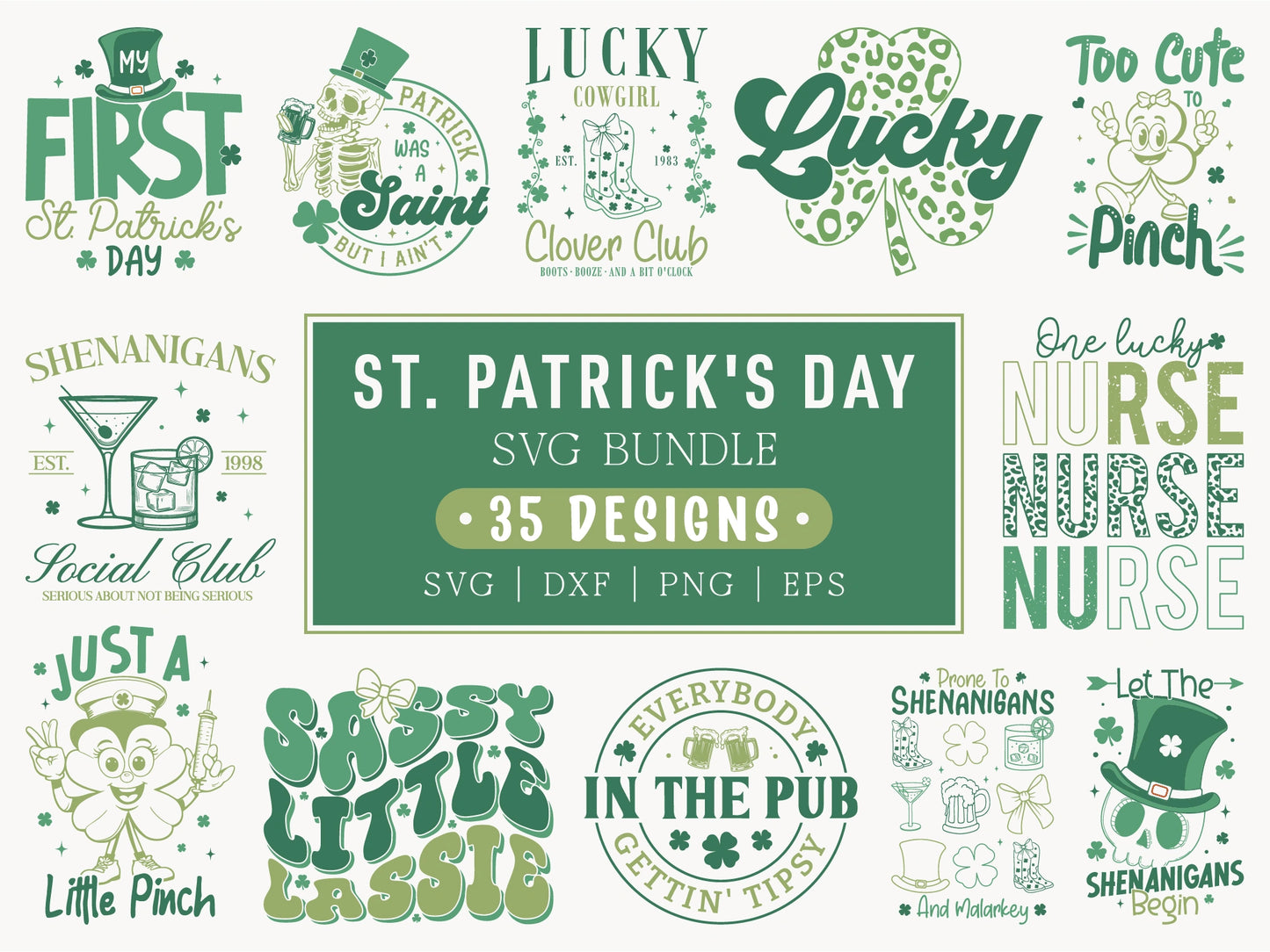 Funny St Patrick's Day SVG Bundle