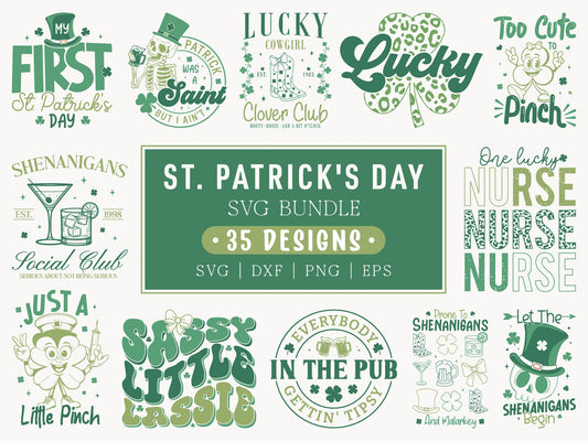 Funny St Patrick's Day SVG Bundle