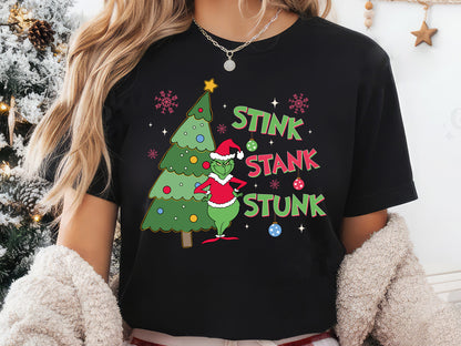 Stink Stank Stunk, Grinch Christmas Tree Sublimation