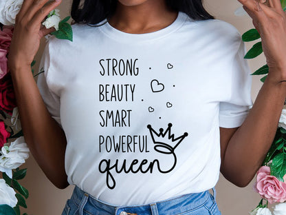 Strong Beauty Smart Powerful Queen SVG File