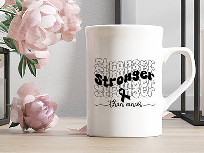 Stronger Than Cancer - Breast Cancer Awareness SVG