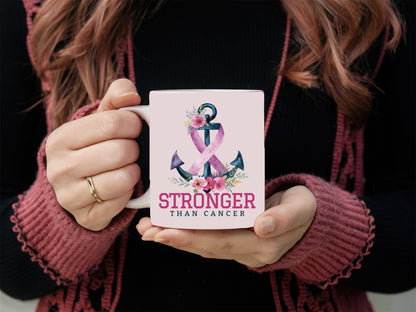 Stronger Than Cancer - Breast Cancer PNG Sublimation