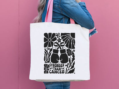 Stronger Than Cancer Boho Floral SVG File