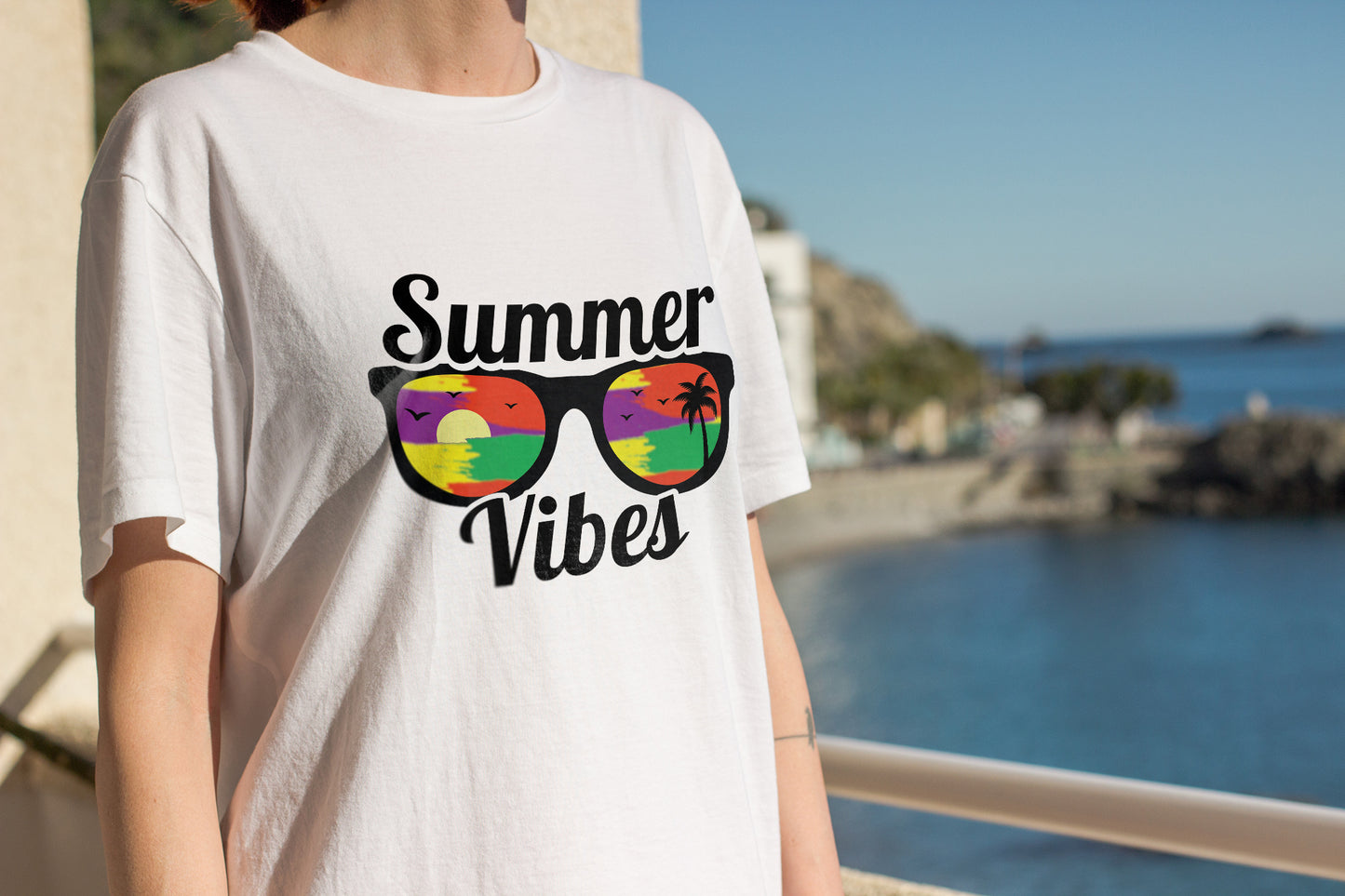 Summer Vibes Sublimation Print Design