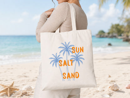 Sun Salt Sand, Coastal Summer Sublimation PNG
