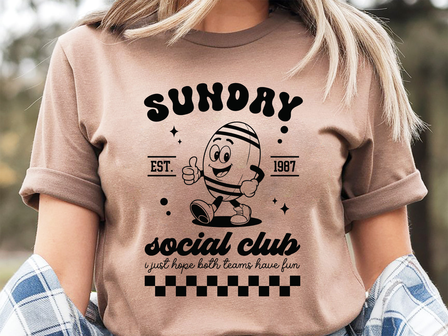 Sunday Social Club - Retro Football SVG File