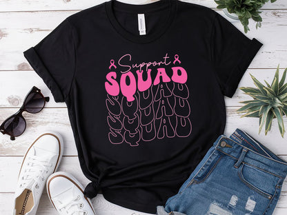 Support Squad - Breast Cancer SVG Design