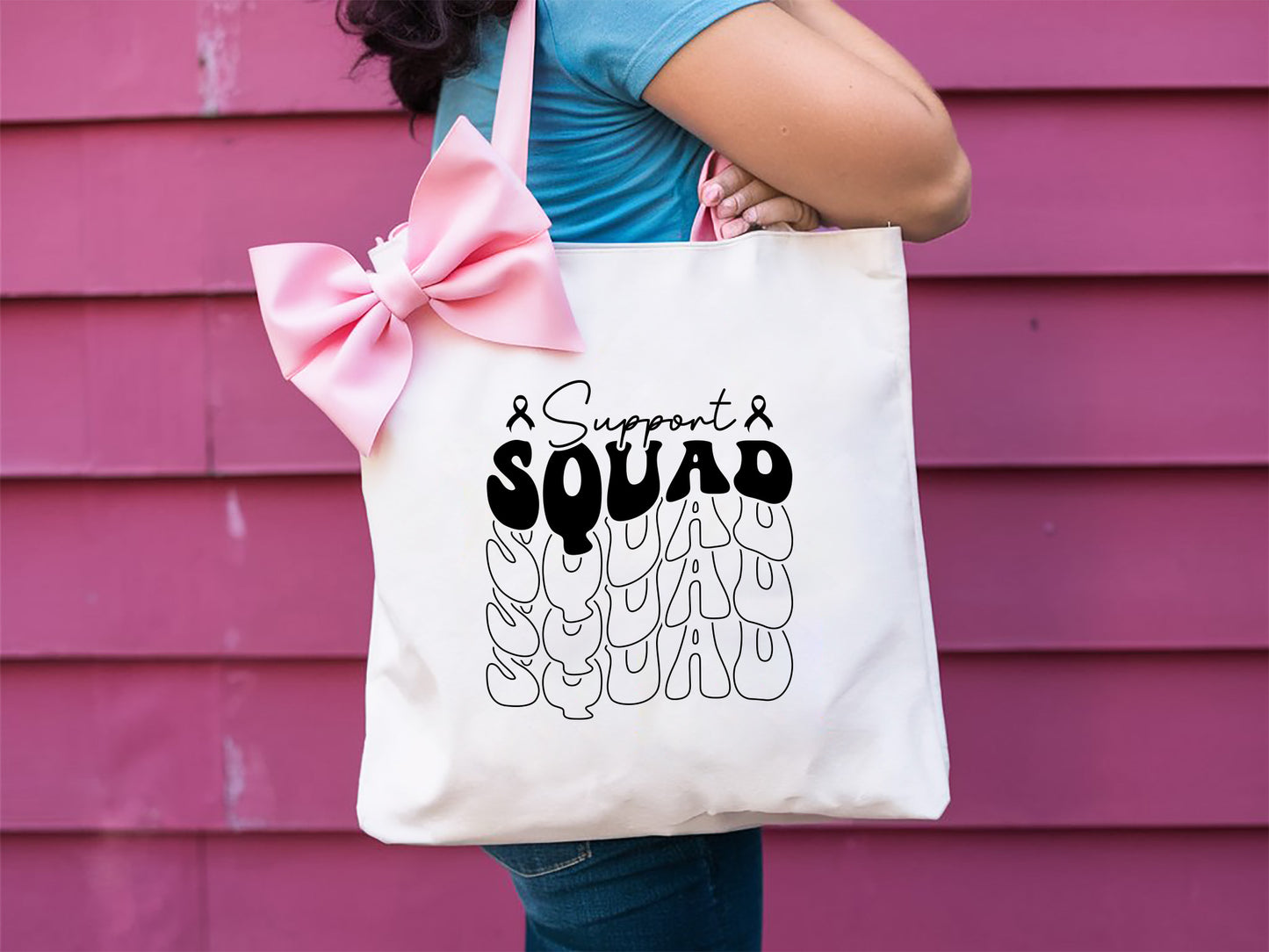 Support Squad - Breast Cancer SVG Design