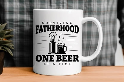 Surviving Fatherhood One Bear at a Time SVG Vector