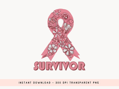 Survivor - Breast Cancer Awareness Sublimation