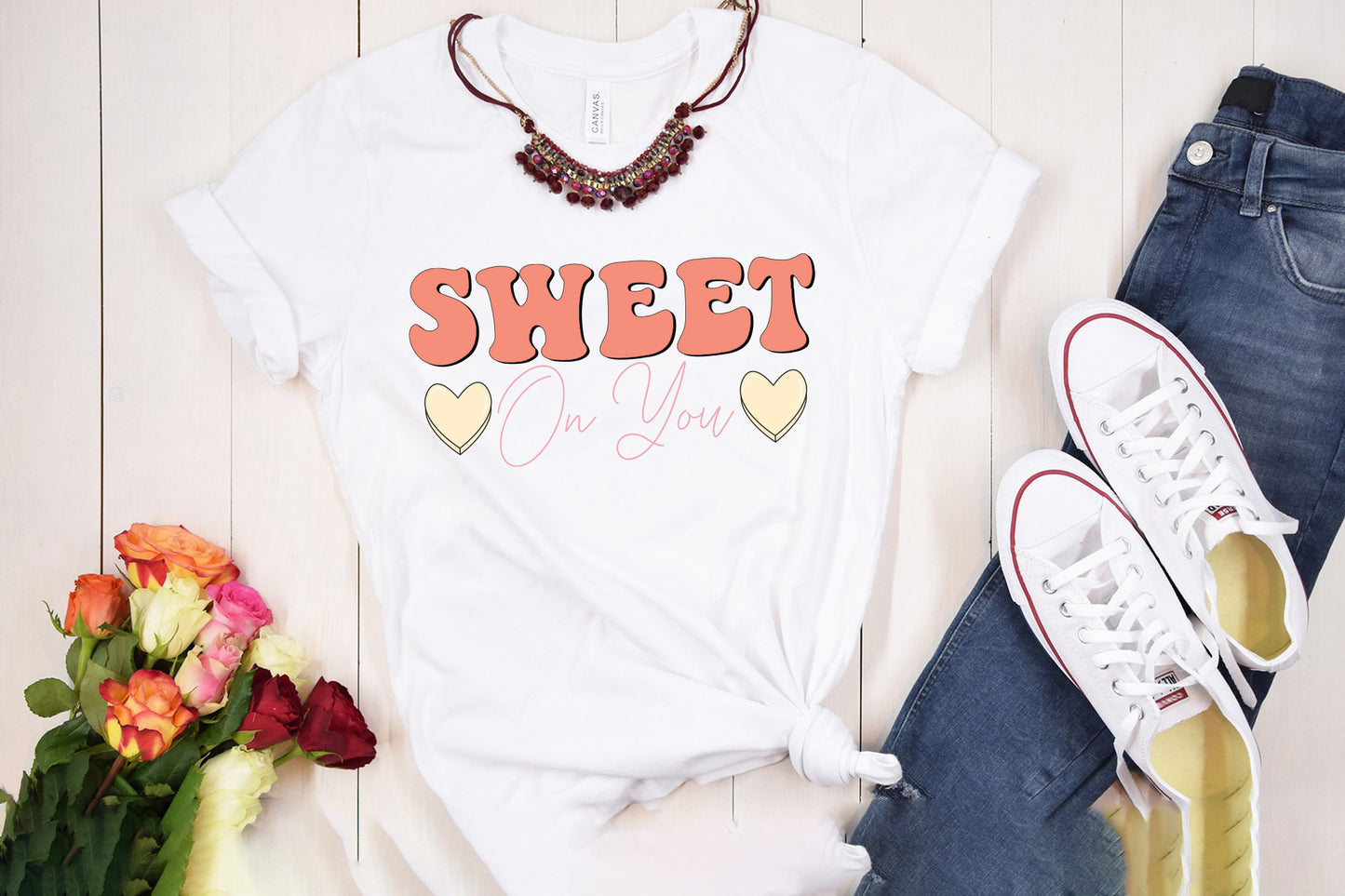 Sweet On You - Valentine Retro Sublimation