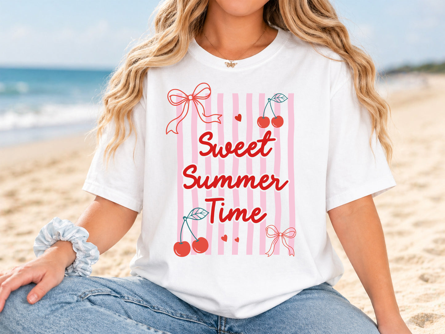 Sweet Summer Time Coastal Sublimation PNG