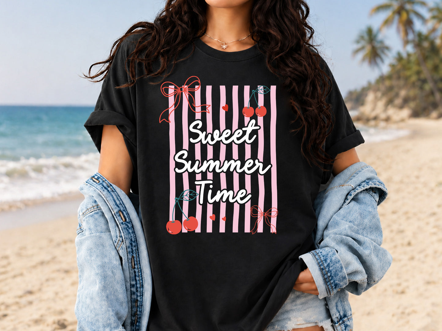 Sweet Summer Time Coastal Sublimation PNG
