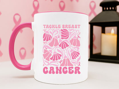 Tackle Breast Cancer SVG Boho Floral