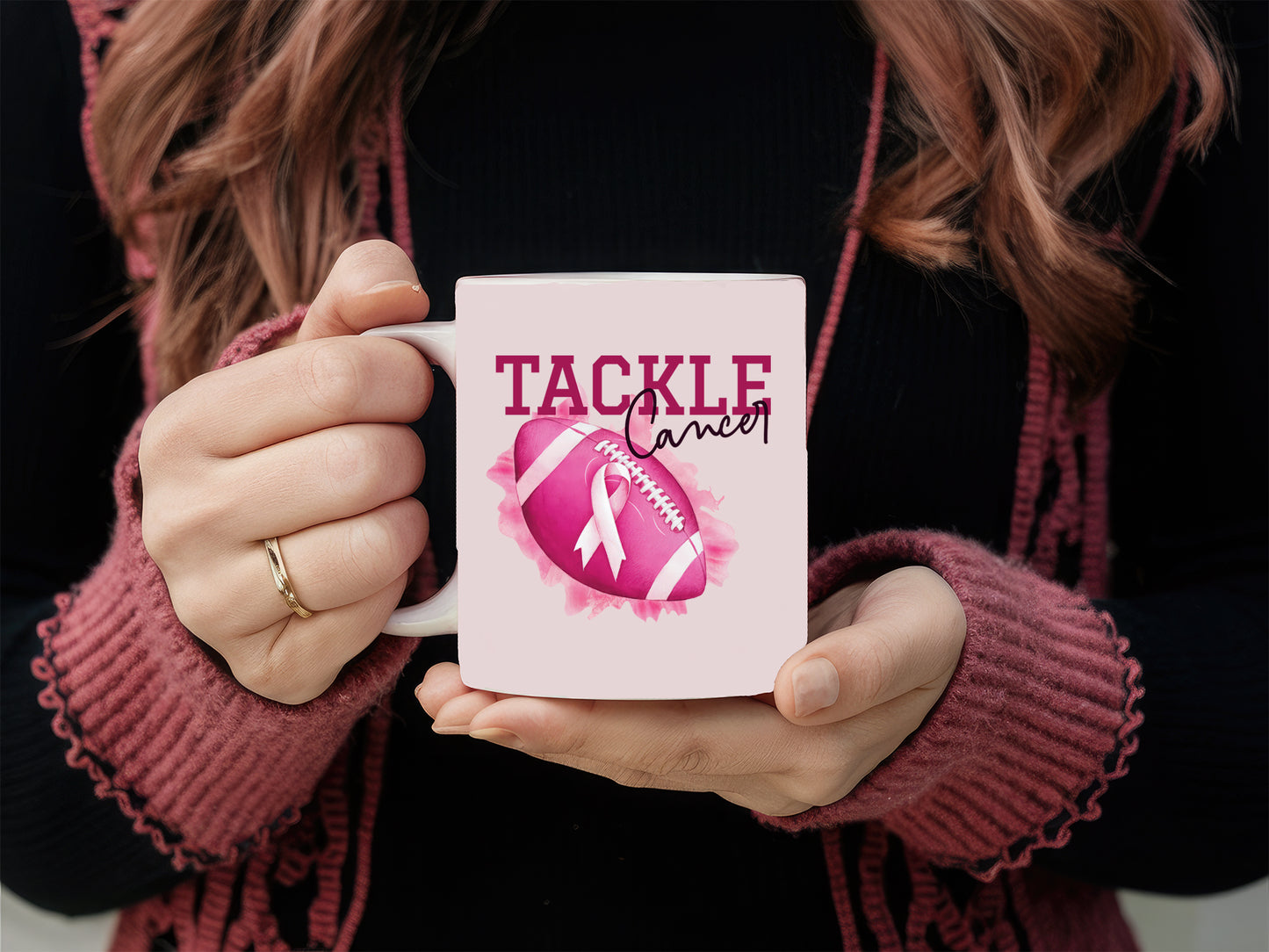 Tackle Cancer - Breast Cancer Awareness Sublimation