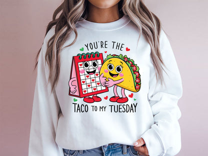 Taco to My Tuesday Funny Food Valentine's Day PNG