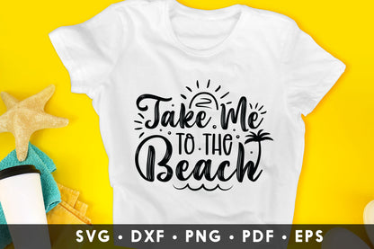 Take Me to the Beach SVG Cut File