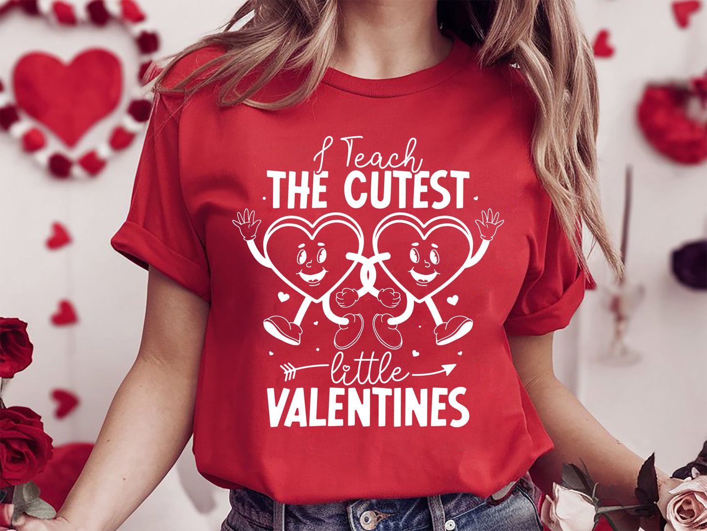 Teacher Valentine SVG - I Teach the Cutest Little Valentines