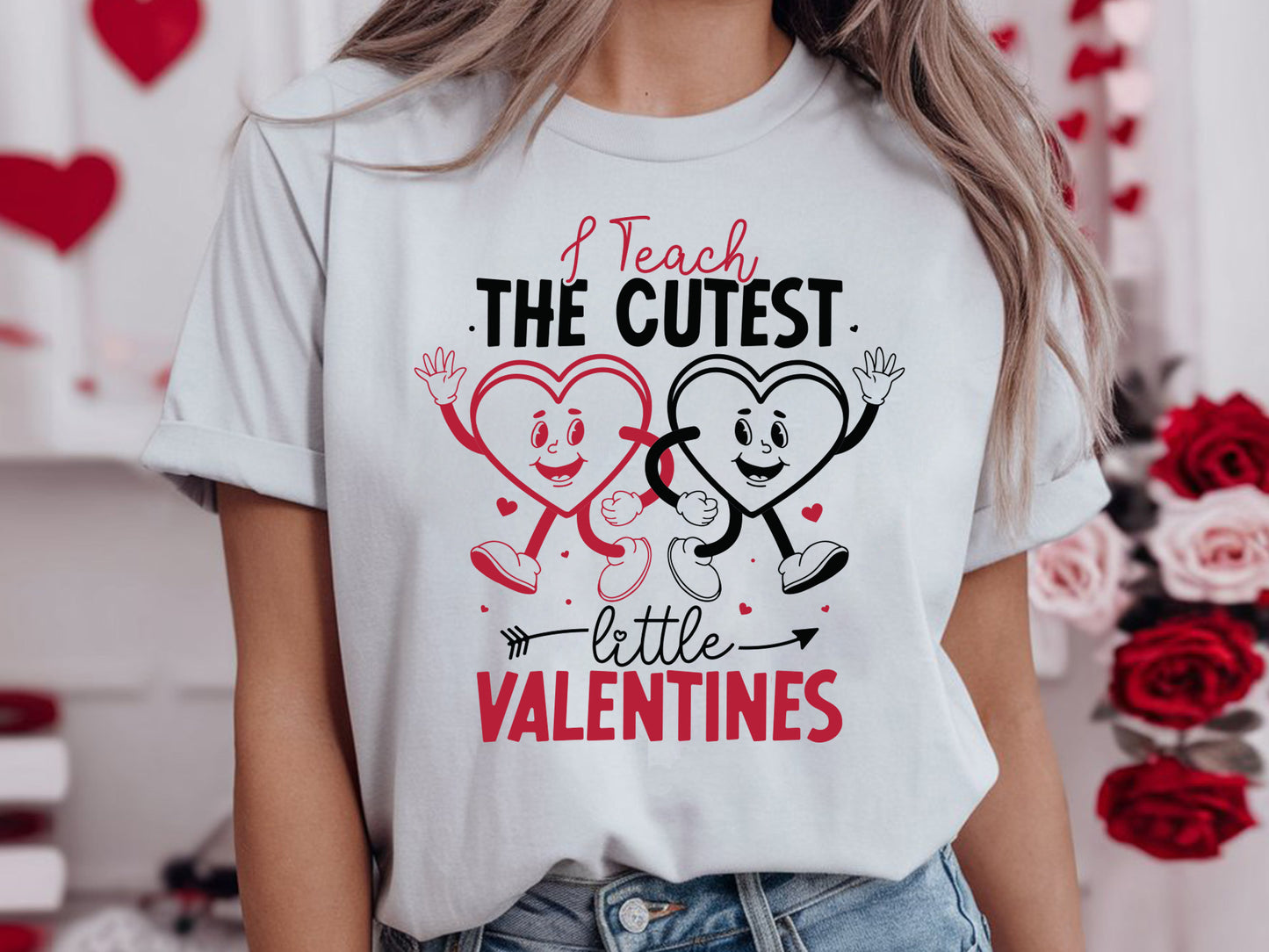 Teacher Valentine SVG - I Teach the Cutest Little Valentines