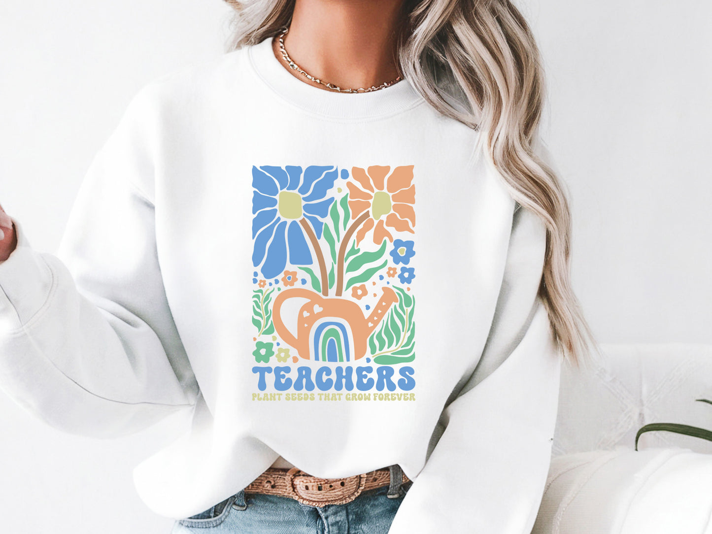 Teachers Plant Seeds That Grow Forever Flower SVG