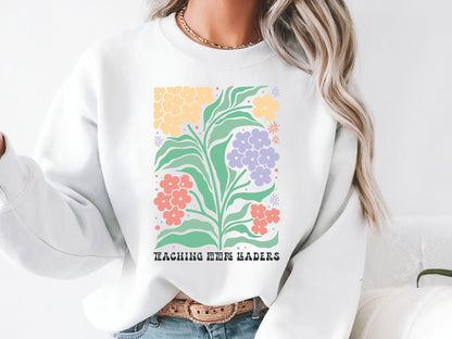 Teaching Future Leaders, SVG Teacher Boho Flower