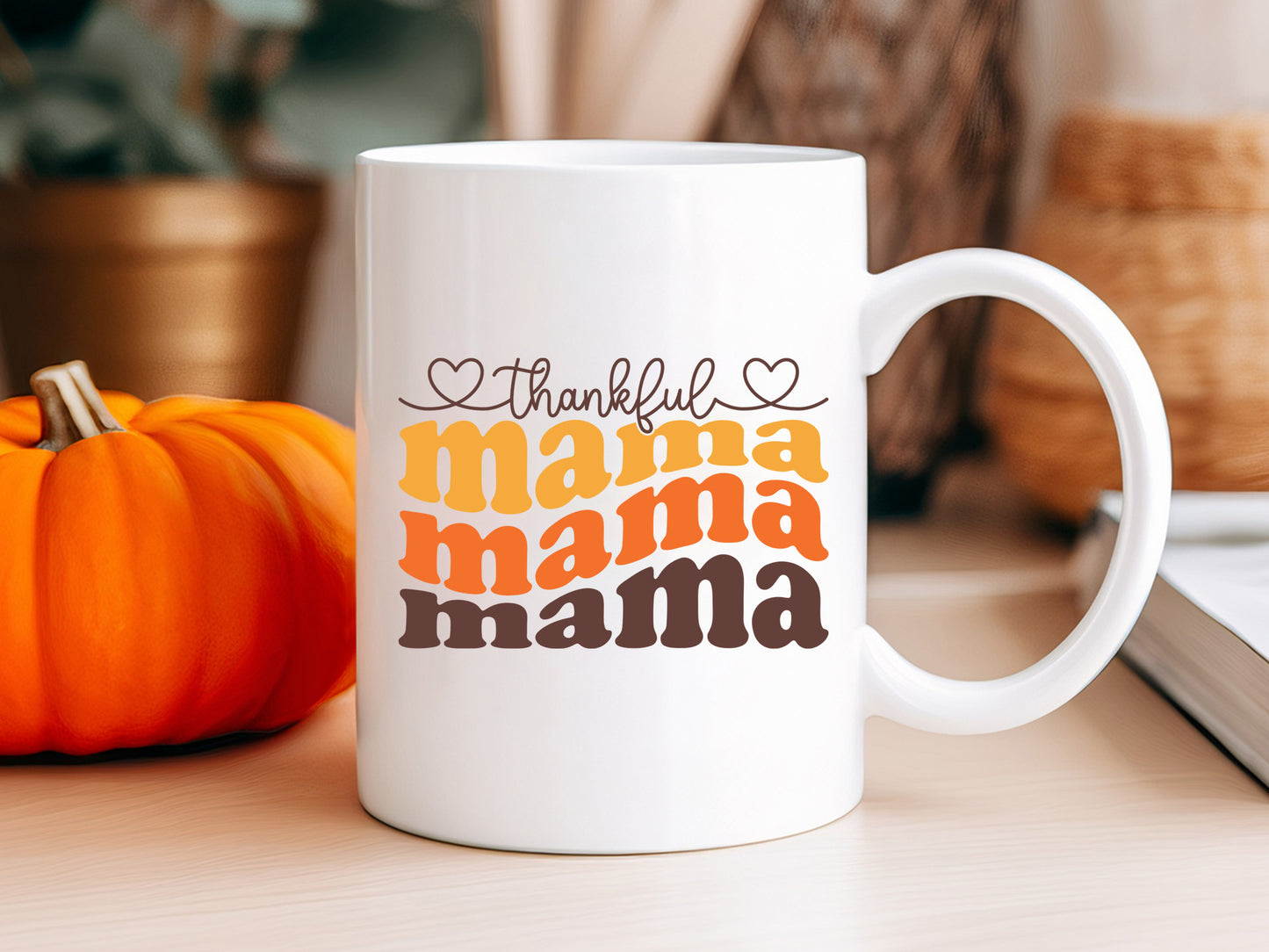 Thankful Mama - Thanksgiving SVG Cut File