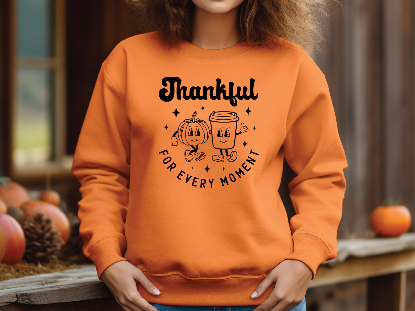 Thankful for Every Moment - Unique Thanksgiving SVG