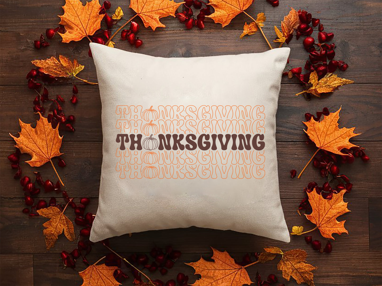 Thanksgiving Retro SVG Cut File