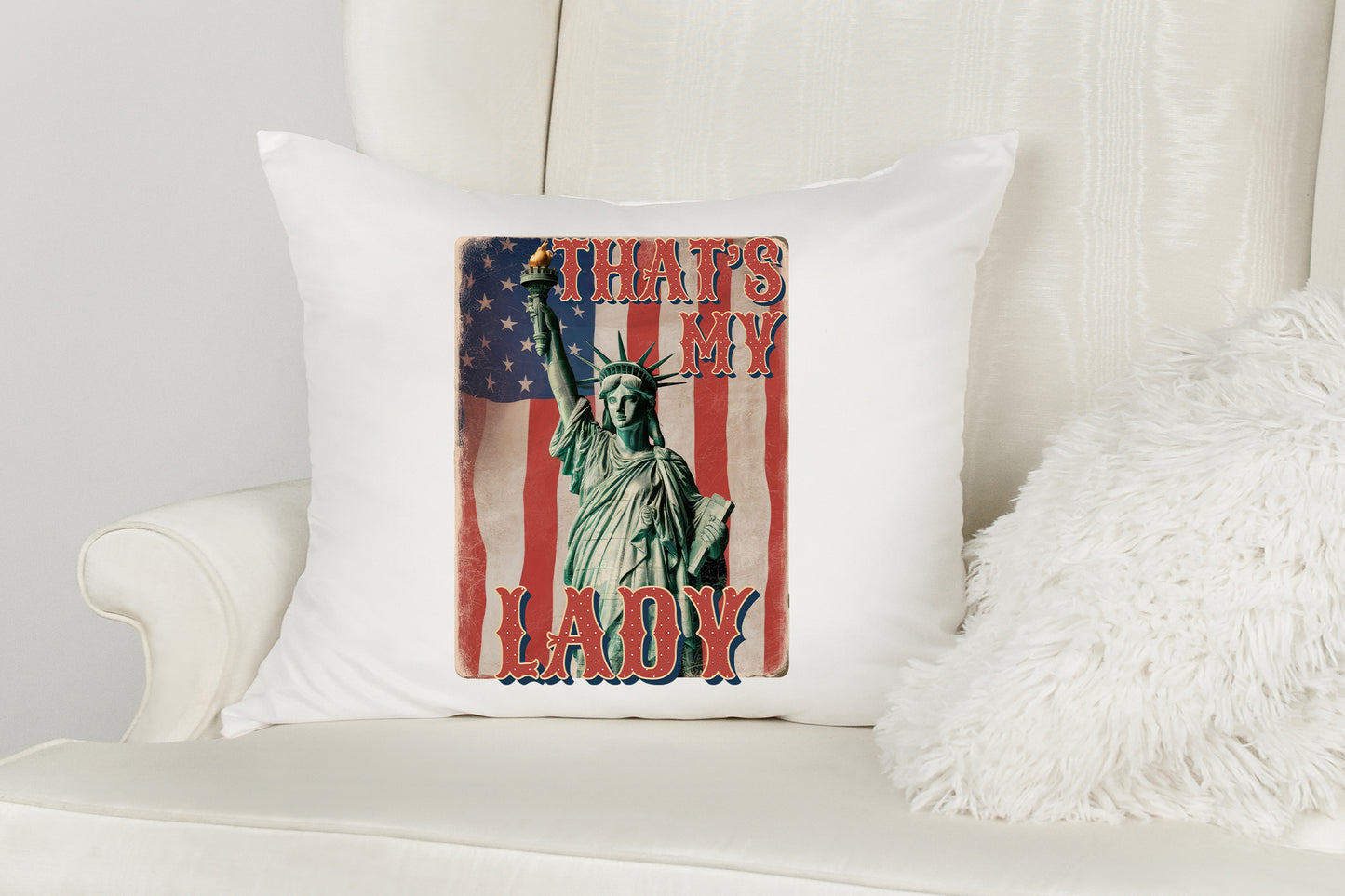 That's My Lady, 4th of July Statue Sublimation