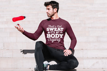 That's Not Sweat It's My Body Crying, Workout SVG Quote