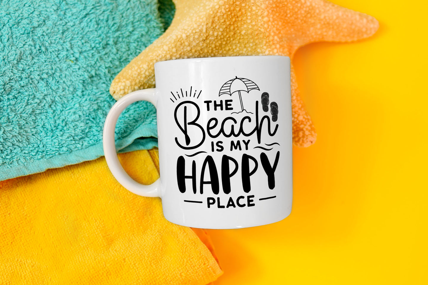 The Beach is My Happy Place SVG Design