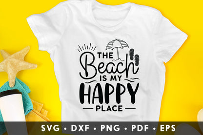 The Beach is My Happy Place SVG Design