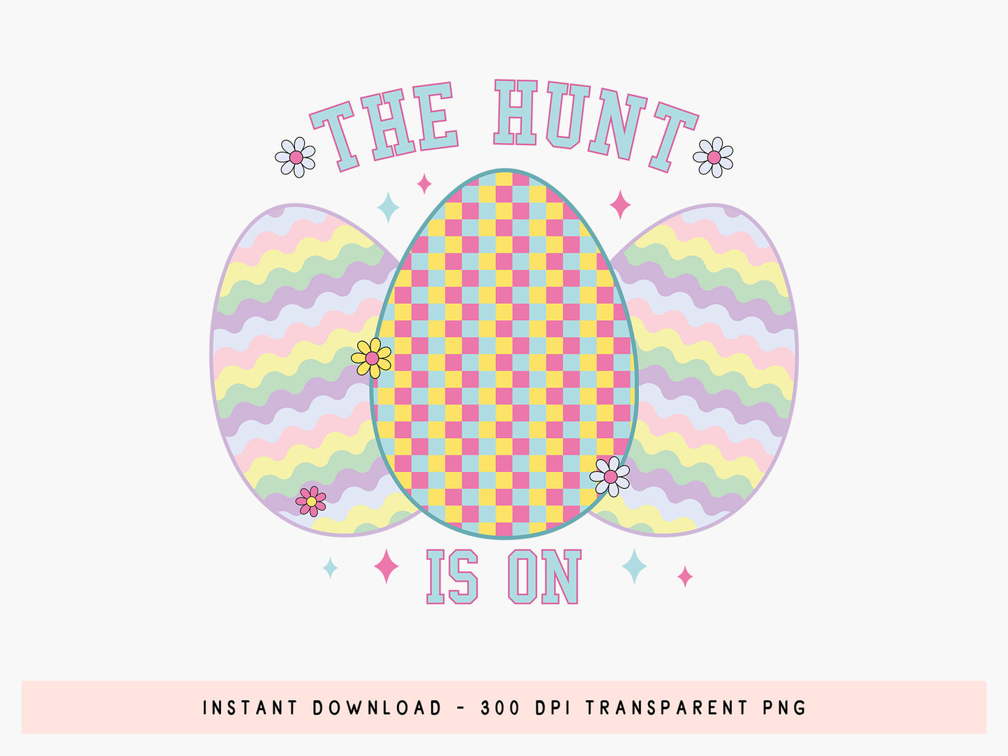 The Hunt is On, Preppy Easter Egg PNG