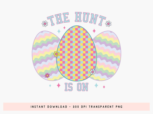 The Hunt is On, Preppy Easter Egg PNG
